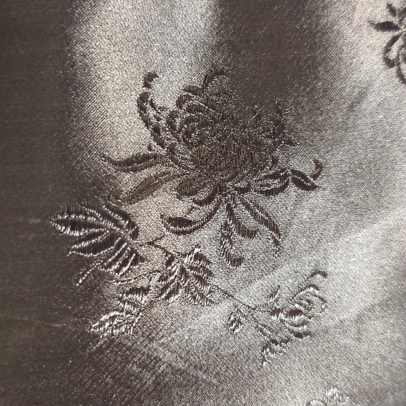 Solz Squirrel | Vintage 100% Silk Embroidered Reversible Mandarin Coat Size S - Picture 10 of 11